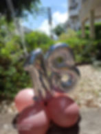 תמונה ממוזערת: סטנד ספרות מיני+2 לבבות + 1 כוכב + שקוף נצנץ