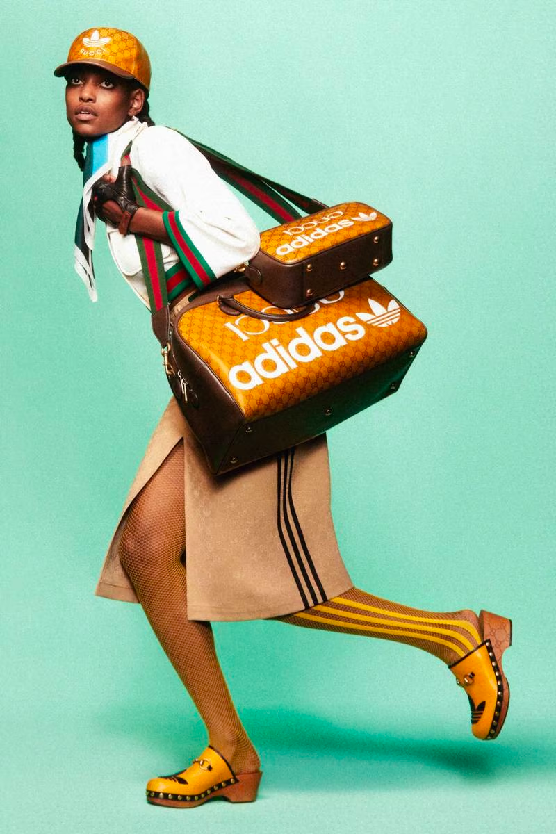 Addidas and Gucci fashion ad