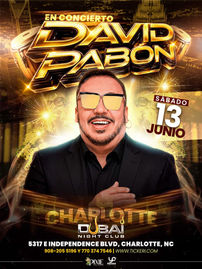 FIESTA DAVID PABON 13 DE JUNIO 2026 | CHARLOTTE, NC