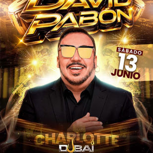 FIESTA DAVID PABON 13 DE JUNIO 2026 | CHARLOTTE, NC