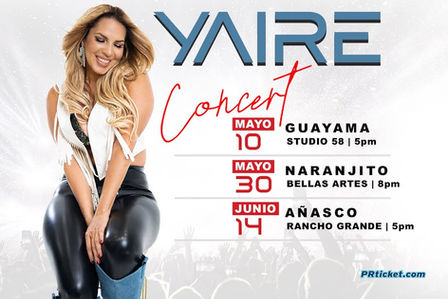 Yaire en concierto en Puerto Rico 2026: Fechas, ciudades y boletos disponibles