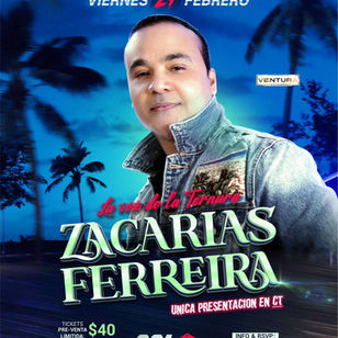 Zacarías Ferreira "La Voz de la Ternura" en Vivo: ¡Noche de Bachata en Hartford, CT!