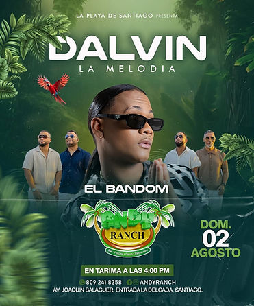 Dalvin la melodía fiesta 2 de agosto 2026