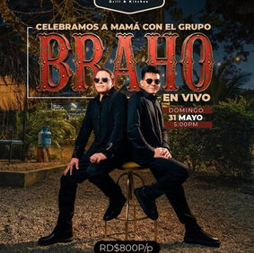 Concierto grupo braho en sosua, puerto plata nomas Grill y kitchen mayo 31
