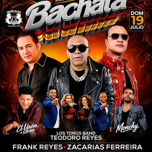 Festival Internacional de la Bachata 2026 en Virginia con Frank Reyes, Zacarías Ferreira, Monchy y más.