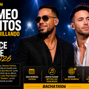 Romeo Santos sigue brillando junto a Prince Royce en 2026