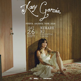 CONCIERTO KANY GARCÍA EN NEWARK NEW JERSEY PRUDENTIAL CENTER SEPTIEMBRE 26 2026