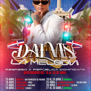 DALVIN LA MELODÍA ITINERARIO ABRIL 2026