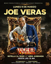 JOE VERAS ESTA EN VIVO VOGUE LOUNGE BRONX NEW YORK