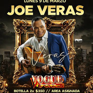 JOE VERAS ESTA EN VIVO VOGUE LOUNGE BRONX NEW YORK 