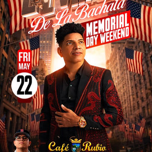 FIESTA EN QUEENS NEW YORK EL VARON DE LA BACHATA MAYO 22 - 2026  CAFE RUBIO  | BACHATA 
