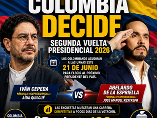 COLOMBIA DECIDESegunda Vuelta Presidencial 2026
