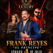 Frank Reyes evento 4 de julio 2026