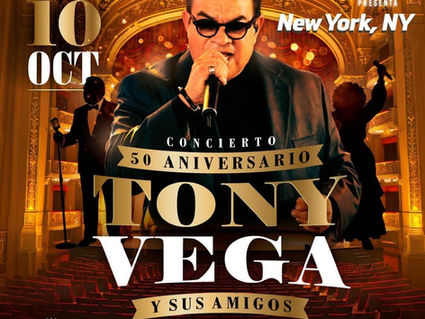 TONY VEGA EN CONCIERTO EN NUEVA YORK 10 DE OCTUBRE TEATRO UNITED PALACE