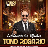 Fiesta con Toño Rosario este sábado 30 de mayo en Santo Domingo