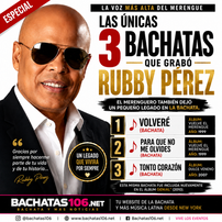 Las únicas bachatas que grabó Rubby Pérez: el lado menos conocido de "La Voz Más Alta del Merengue"