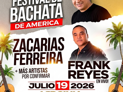 Festival de Bachata de América 2026 llega a Virginia con grandes estrellas del género