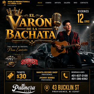 El Varón de la Bachata en Providence, Rhode Island | Concierto en Palmera Club este 12 de junio