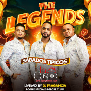 The legends sábado 2 de agosto La casona Passaic new jersey.