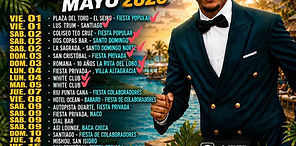 Itinerario mes de mayo 2026 Eudis el invencible 