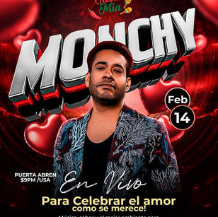 Evento de San Valentín con Monchy en Vivo