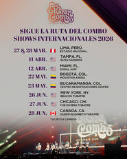 ¡El Gran Combo de Puerto Rico anuncia su Gira Internacional 2026!