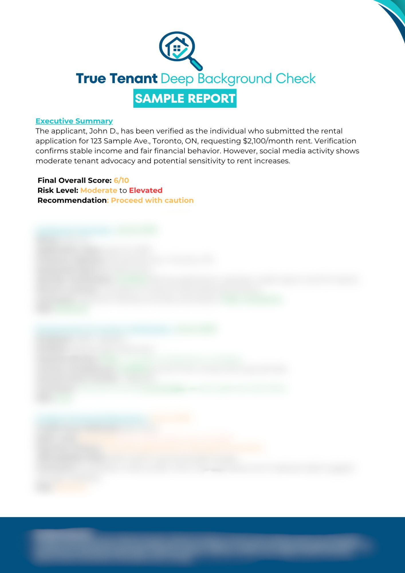 Deep Tenant Background Check