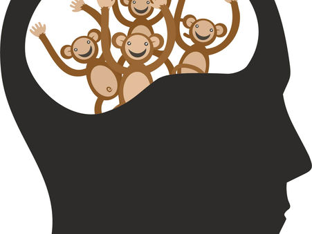 Buddha, monkeys, your mind and change.