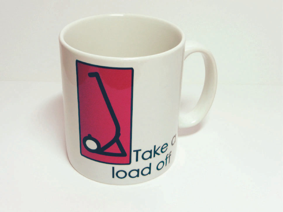 Thumbnail: Yogastickmen Yoga Gifts  - Take a load off Yoga Mug