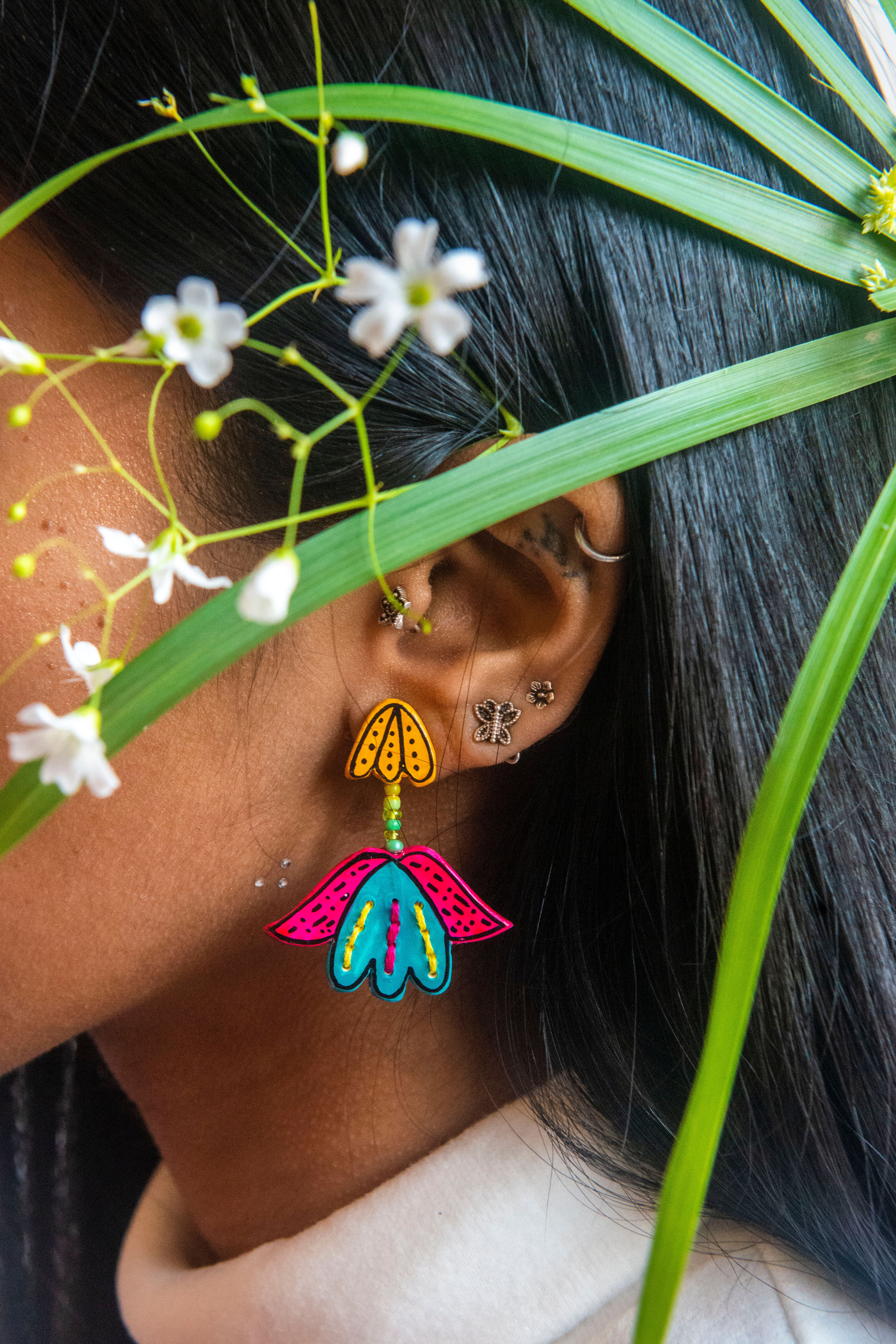 Saili the Water Lily: Earrings