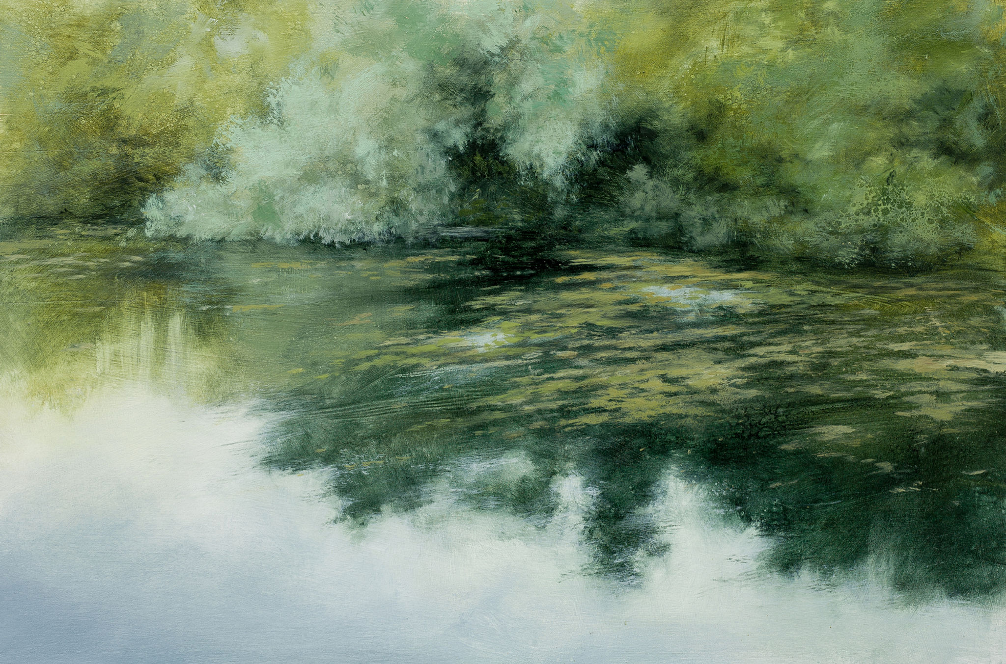 Pond Edge Reflections