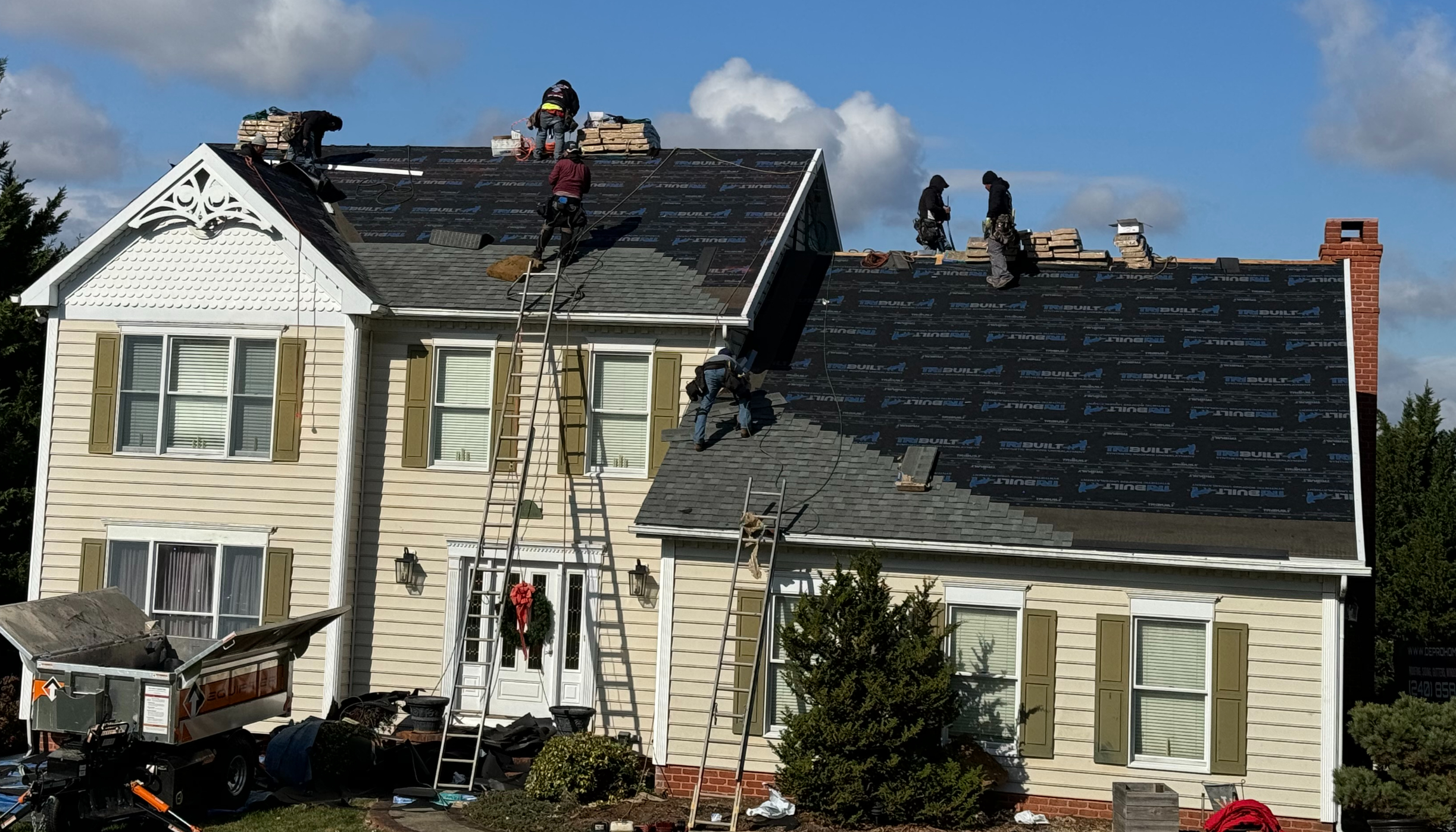 Architectural shingle install