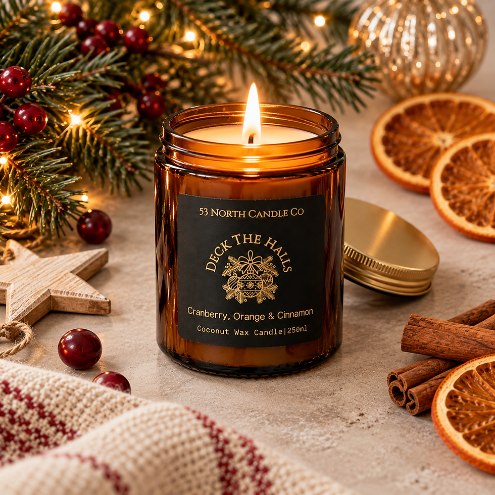 Deck The Halls Candle