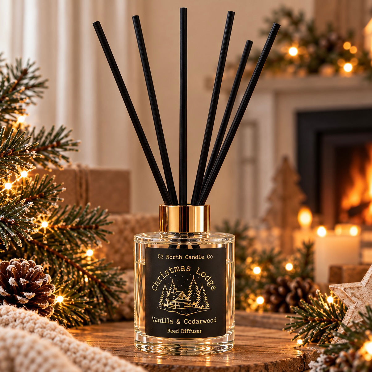 Christmas Lodge Reed Diffuser