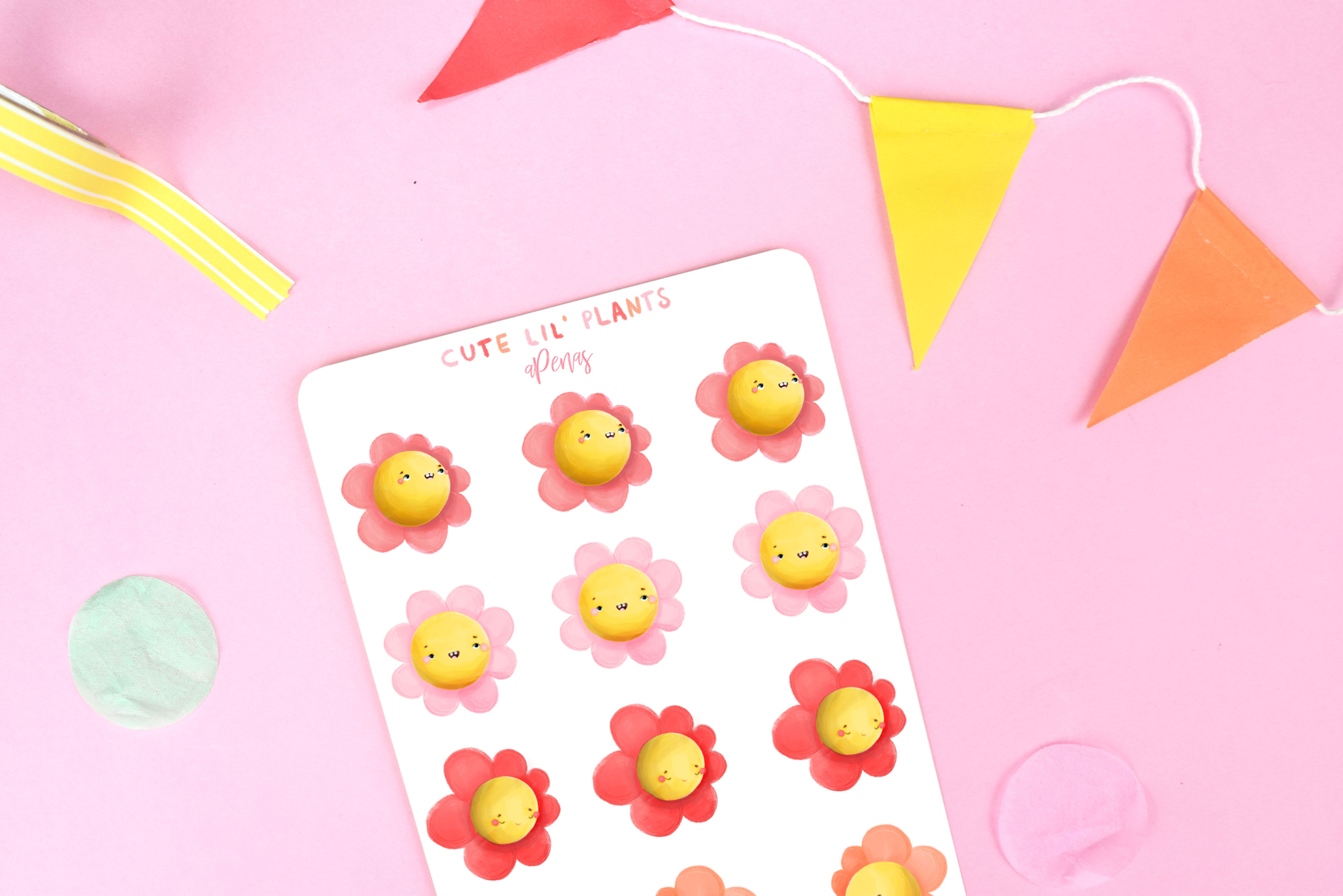 Flowers Sticker Sheet 02