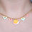 Miniatura: Snails Flowers Necklace
