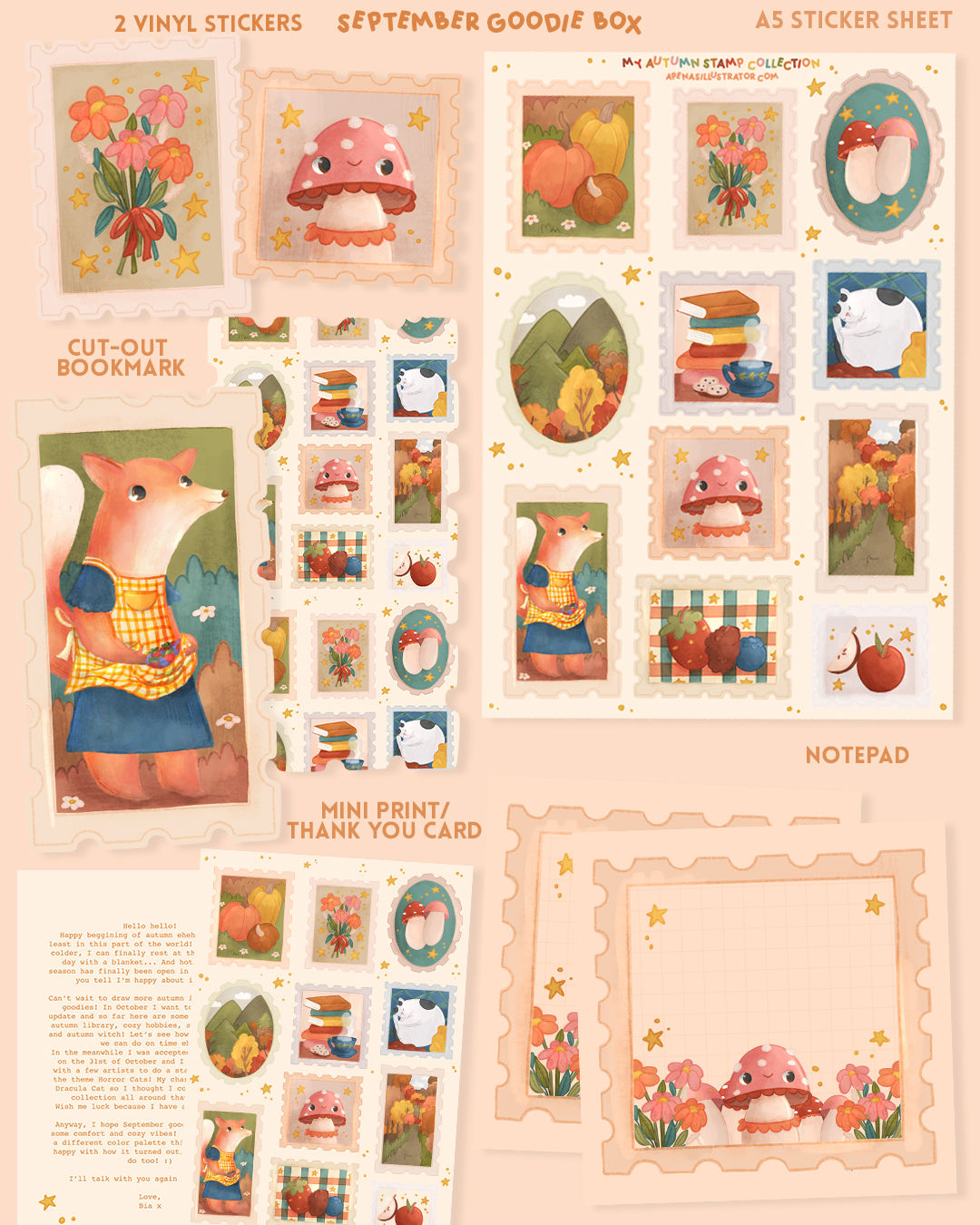 Autumn Stamps September 2026 Goodie Box