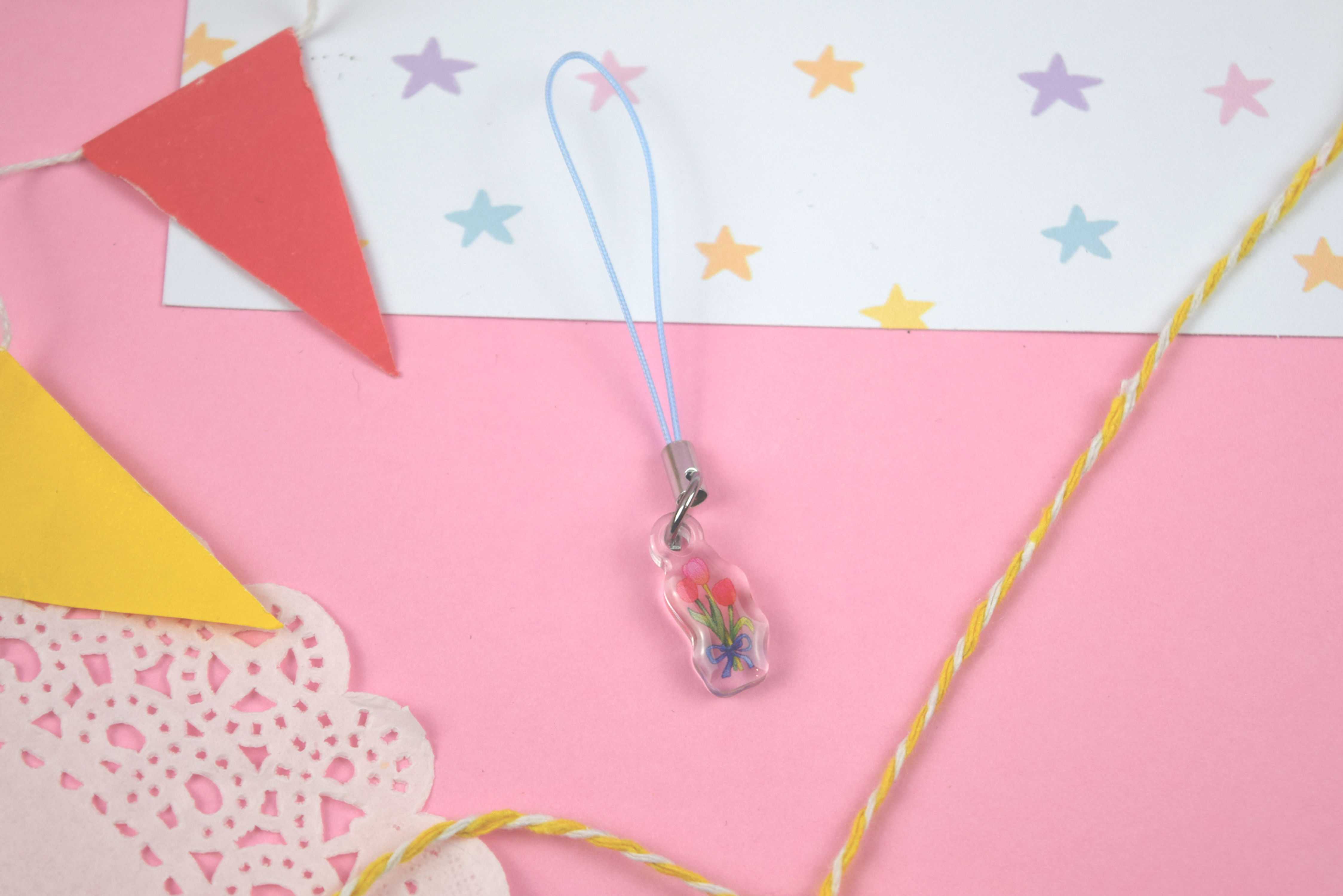 Tulips Phone Charm