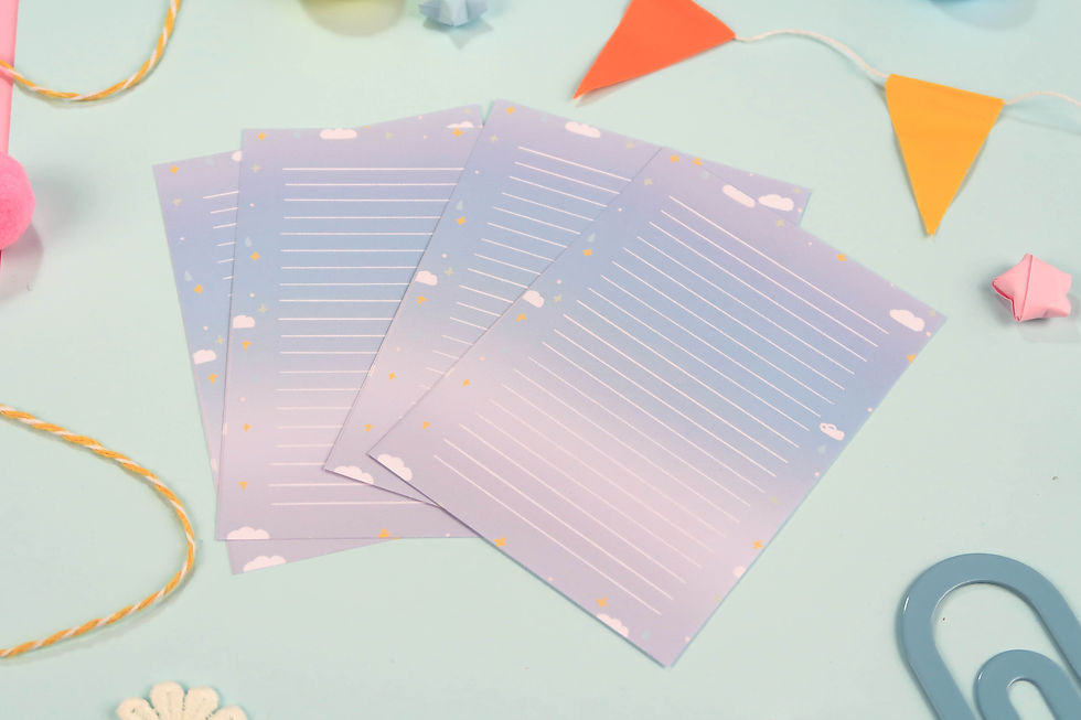 Thumbnail: Rainy Days Letter set
