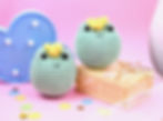 Thumbnail: Froggie Kind of the Pond Handmade Crochet Plushie