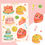 Miniatura: Happy Cakes Sticker Sheet