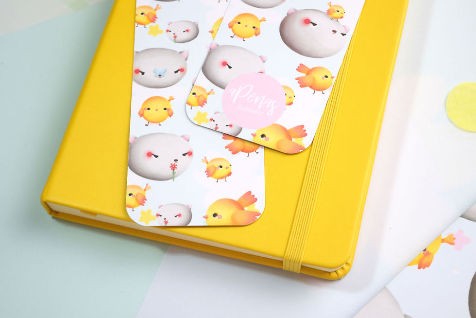 Thumbnail: Steve the cat - Bookmark