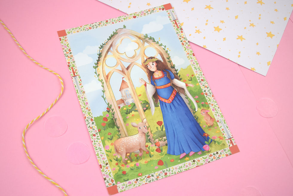 Miniatura: Foil Queen's Garden A5 Print