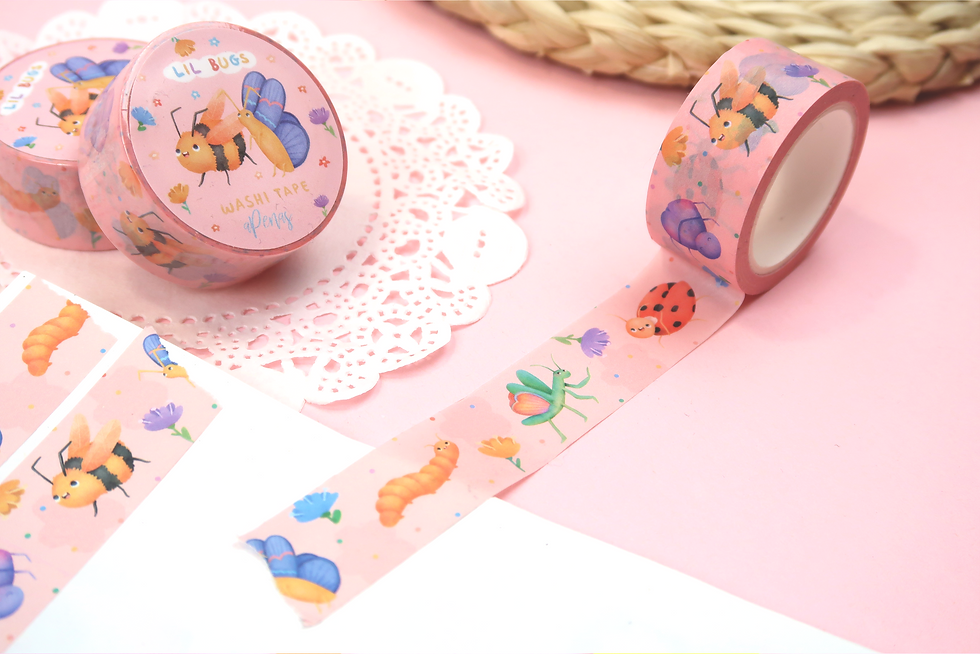 Thumbnail: Bugs Washi Tape