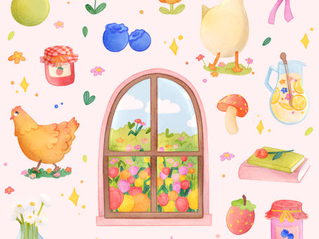 Spring Cottage Sketchbook Club Update!