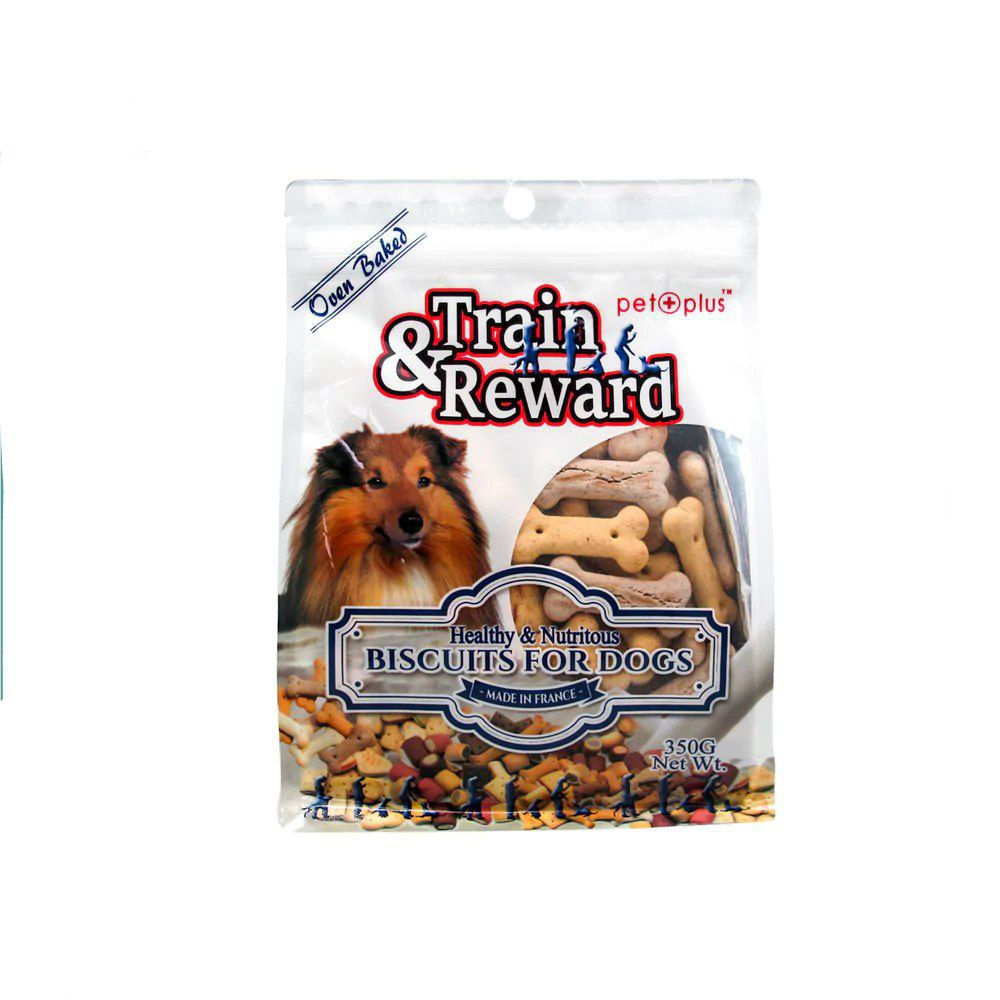 Pet Plus Train and Reward 350g (Mix Sandwich Biscuits) Healthy and Nutritious Bi