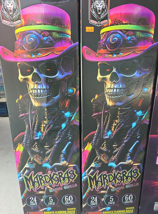 Mardigras Mayhem Shells | Discount fireworks
