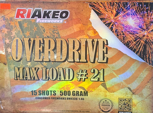 Max Load #21 Overdrive | Discount fireworks