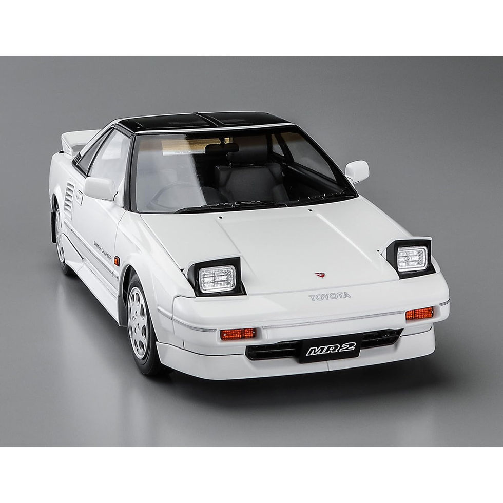 מודל להרכבה של מכונית ספורט – Toyota MR2 (AW11) Late Version G-Limited Super