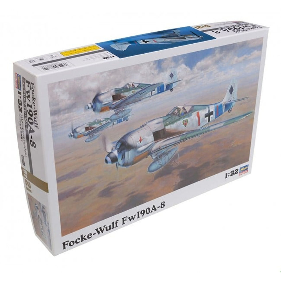 מודל להרכבה Focke-Wulf Fw 190A-8 קנה מידה 1:32 Hasegawa 0408071
